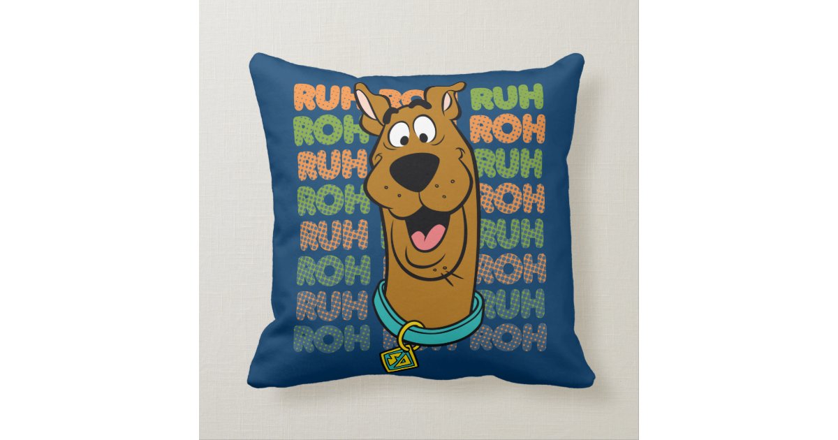 Scooby-Doo Ruh Roh Throw Pillow | Zazzle