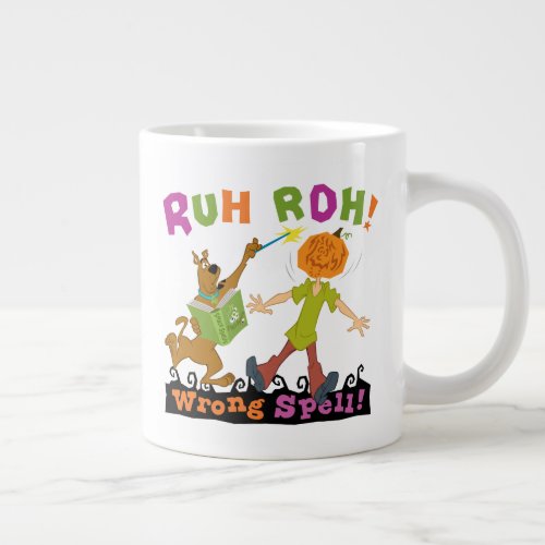 Scooby_Doo  Ruh Roh Wrong Spell Giant Coffee Mug