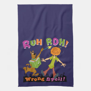 Scooby-Doo Ruh Roh! Wrong Spell! Kitchen Towel