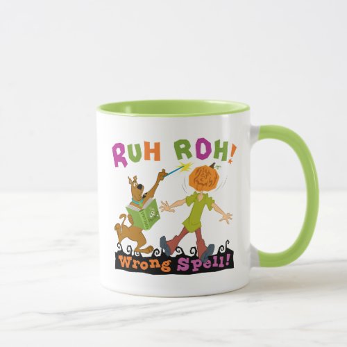 Scooby_Doo  Ruh Roh Wrong Spell Mug