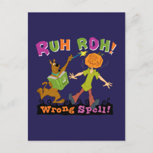 Scooby-Doo Ruh Roh! Wrong Spell! Postcard