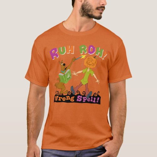 Scooby_Doo  Ruh Roh Wrong Spell T_Shirt