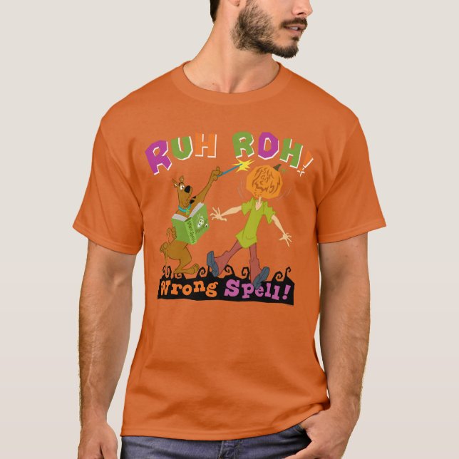 Scooby-Doo | Ruh Roh! Wrong Spell! T-Shirt (Front)
