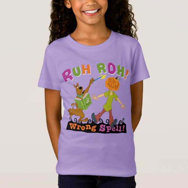 Scooby-Doo | Ruh Roh! Wrong Spell! T-Shirt (Front)