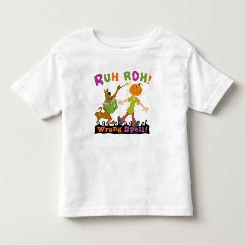 Scooby_Doo  Ruh Roh Wrong Spell Toddler T_shirt