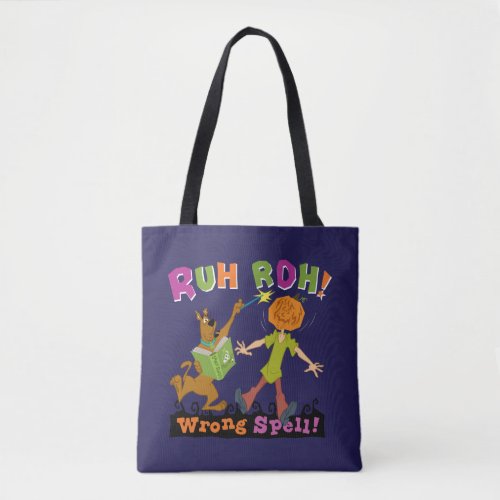 Scooby_Doo  Ruh Roh Wrong Spell Tote Bag
