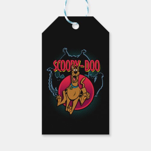 Scooby_Doo Running From Ghosts Graphic Gift Tags