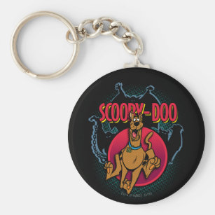 Porte clé Keychain Ø45mm Scooby Doo Scoubidou TV Dessin Animé Animation 
