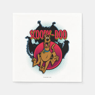 Scooby-Doo Running From Ghosts Graphic Napkins