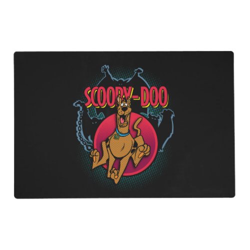 Scooby_Doo Running From Ghosts Graphic Placemat