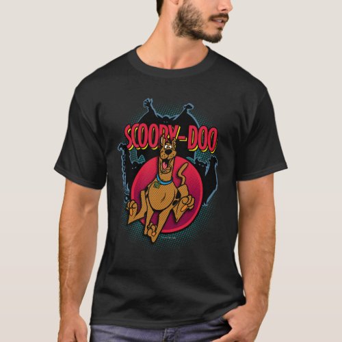 Scooby_Doo Running From Ghosts Graphic T_Shirt