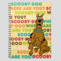Scooby-Doo Running "Where Are You?" Notebook