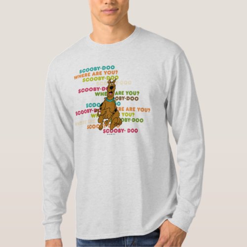 Scooby_Doo Running Where Are You T_Shirt