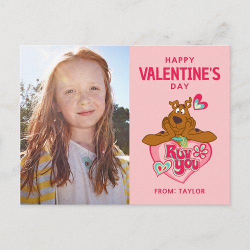 Scooby Doo Ruv You Valentines Day Postcard