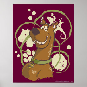 Scooby-Doo Safari Icons Poster