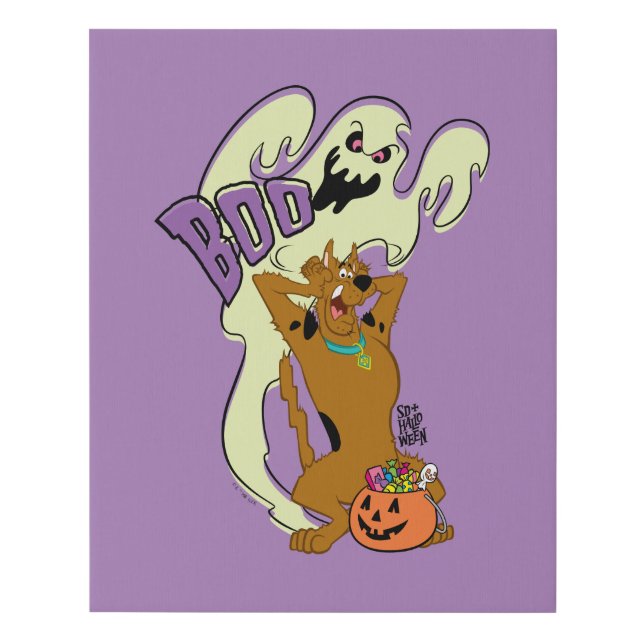 Scooby-Doo | Scooby-Doo Boo Faux Canvas Print (Front)