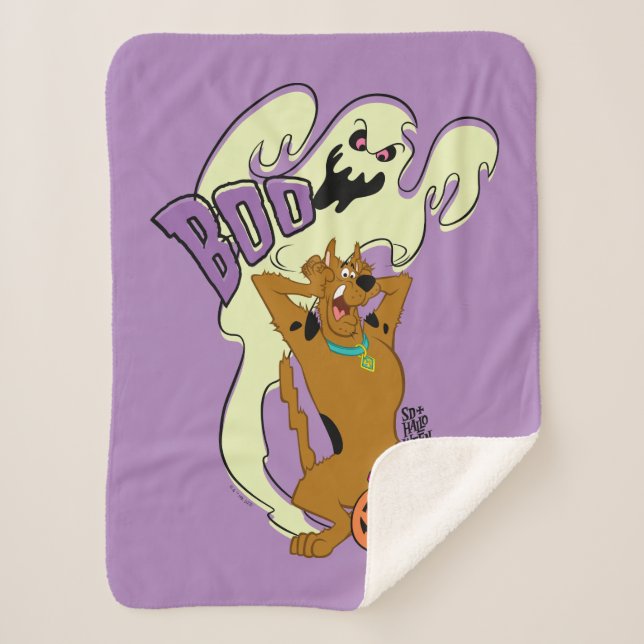 Scooby-Doo | Scooby-Doo Boo Sherpa Blanket (Front)