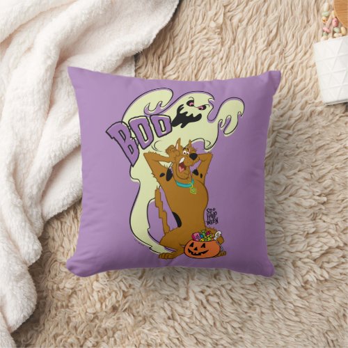 Scooby_Doo  Scooby_Doo Boo Throw Pillow