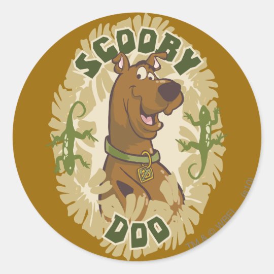 Scooby Doo "Scooby Doo" Classic Round Sticker