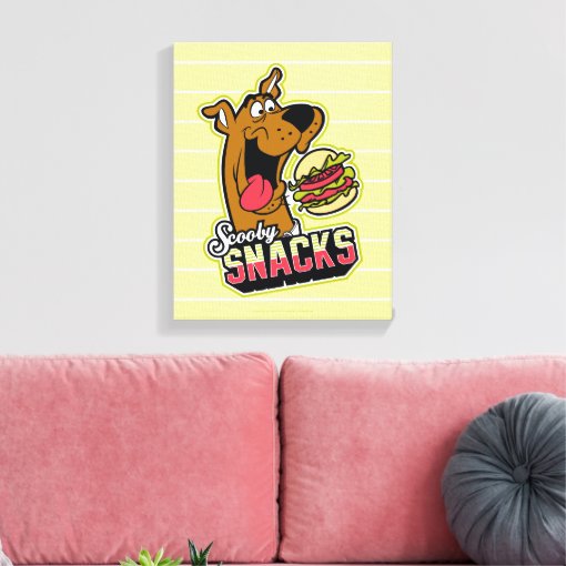 Scooby-Doo "Scooby Snacks" Logo Canvas Print | Zazzle