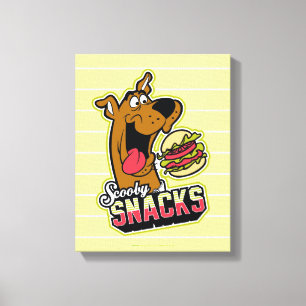 Scooby-Doo "Scooby Snacks" Logo Canvas Print