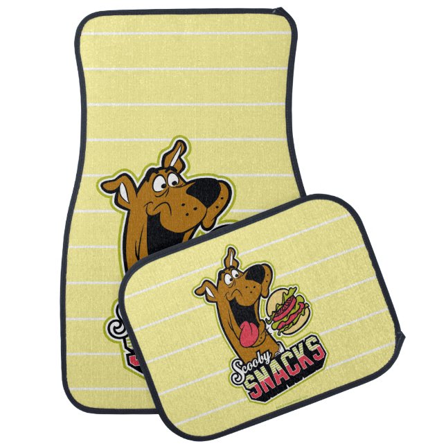 Scooby-Doo "Scooby Snacks" Logo Car Floor Mat (Set)