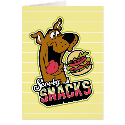 Scooby-Doo "Scooby Snacks" Logo Cards (Front)
