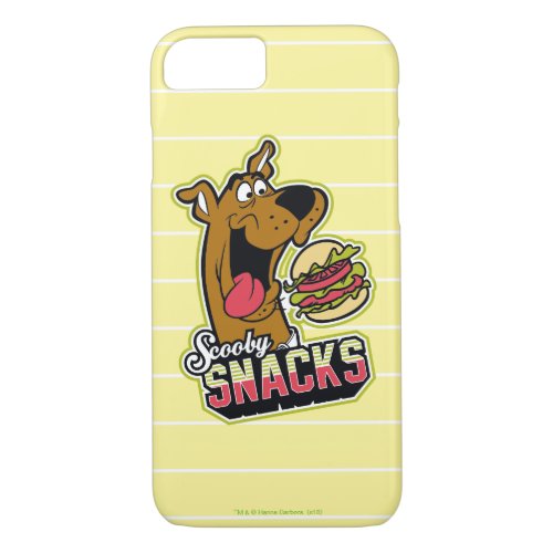 Scooby_Doo Scooby Snacks Logo iPhone 87 Case