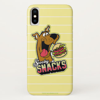 Scooby-Doo "Scooby Snacks" Logo iPhone X Case