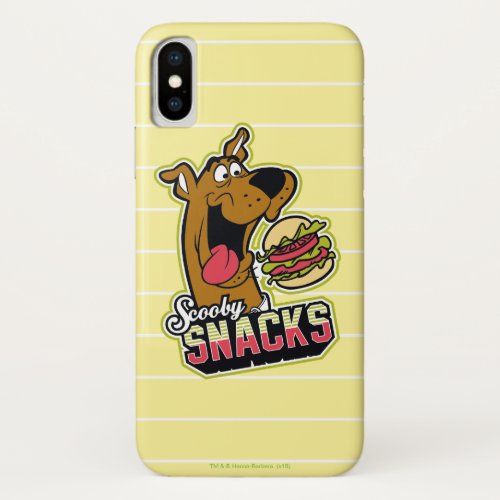Scooby_Doo Scooby Snacks Logo iPhone X Case
