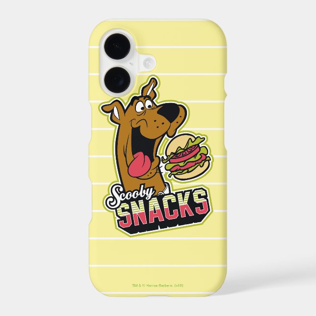 Scooby-Doo "Scooby Snacks" Logo Iphone Case (Back)
