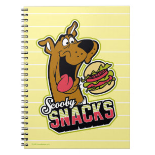 Scooby-Doo "Scooby Snacks" Logo Notebook