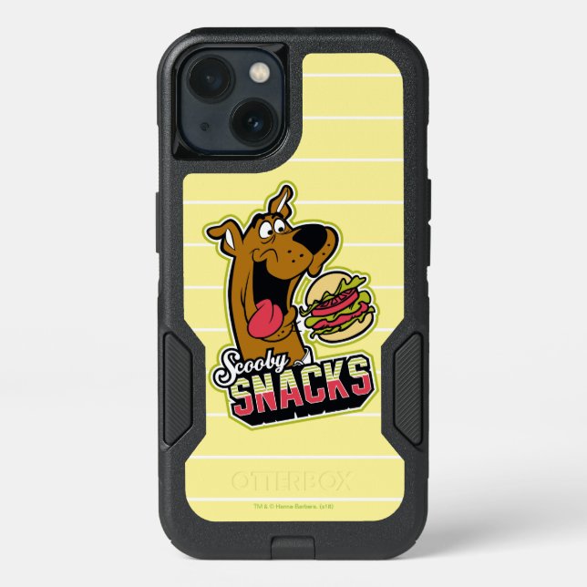 Scooby-Doo "Scooby Snacks" Logo Otterbox iPhone Case (Back)