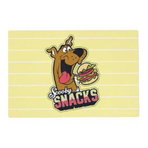 Scooby-Doo "Scooby Snacks" Logo Placemat