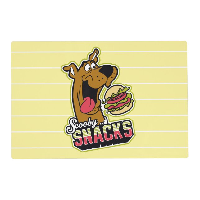 Scooby-Doo "Scooby Snacks" Logo Placemat (Front)