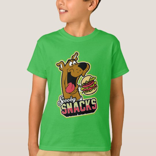 Scooby Doo Scooby Snacks Logo T Shirt