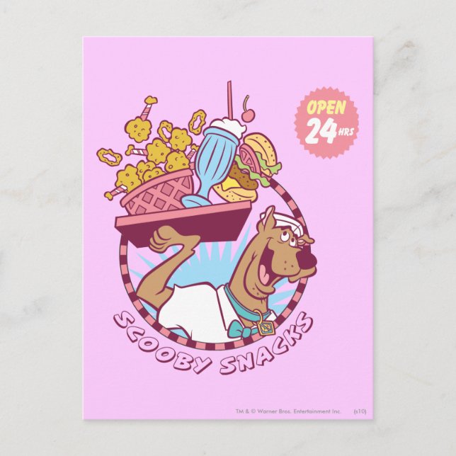 Scooby-Doo Scooby Snacks Postcard (Front)