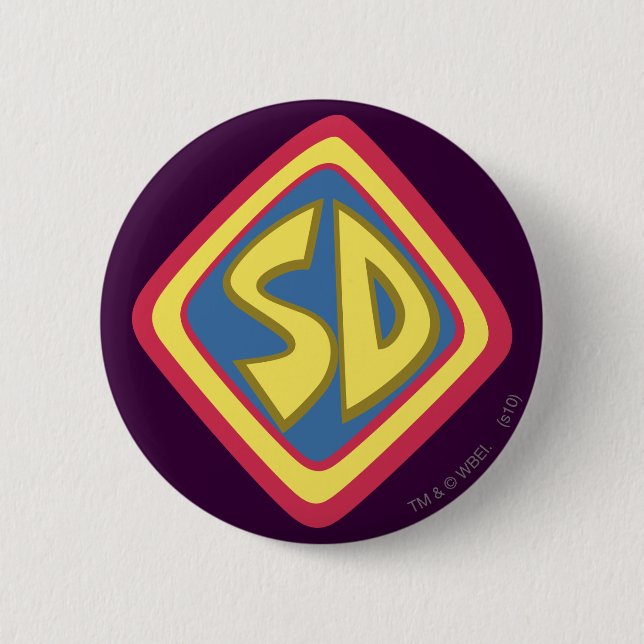 Scooby-Doo "SD" Icon Button (Front)
