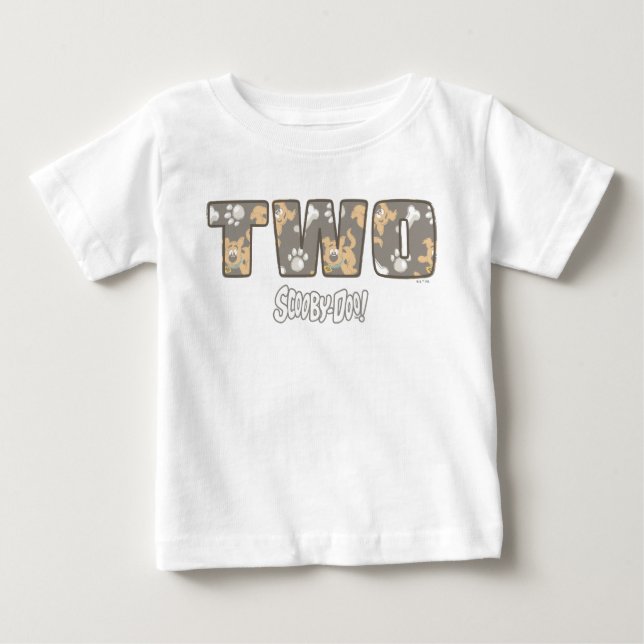 Scooby-Doo Second Birthday Baby T-Shirt (Front)