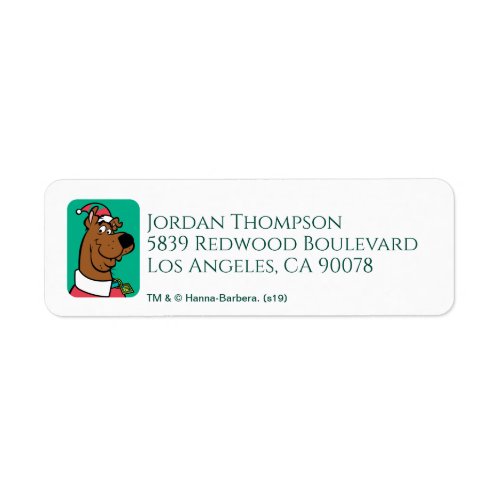 Scooby_Doo  Shaggy Elfie Selfie Label