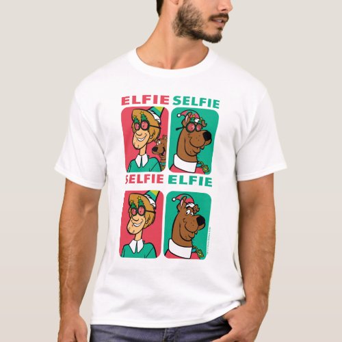 Scooby_Doo  Shaggy Elfie Selfie T_Shirt