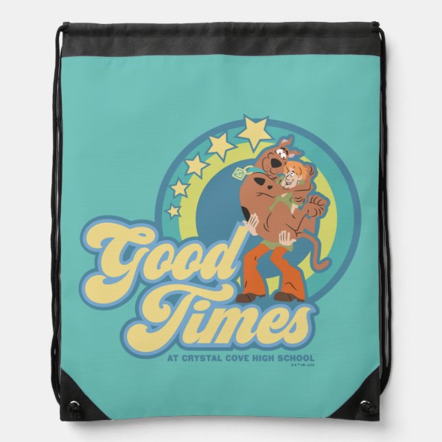 Scooby-Doo & Shaggy Good Times at Crystal Cove HS Drawstring Bag (Front)