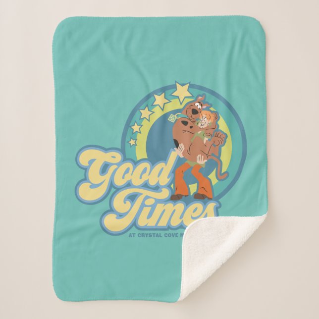 Scooby-Doo & Shaggy Good Times at Crystal Cove HS Sherpa Blanket (Front)