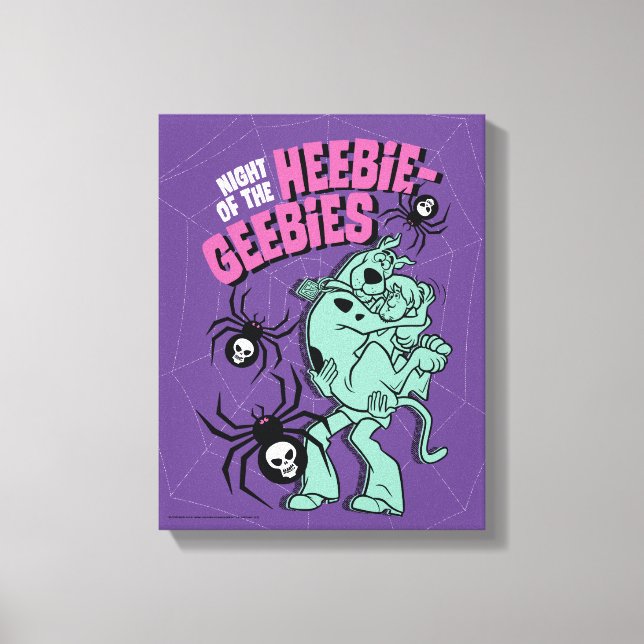 Scooby-Doo & Shaggy Heebie-Geebies Canvas Print (Front)
