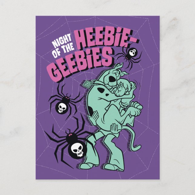 Scooby-Doo & Shaggy Heebie-Geebies Postcard (Front)