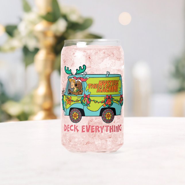 Scooby-Doo & Shaggy In The Holiday Mystery Machine Can Glass (Insitu (Wedding))