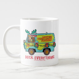 Scooby-Doo &amp; Shaggy In The Holiday Mystery Machine Giant Coffee Mug