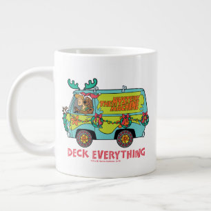 Scooby-Doo & Shaggy In The Holiday Mystery Machine Giant Coffee Mug