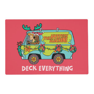 Scooby-Doo & Shaggy In The Holiday Mystery Machine Placemat