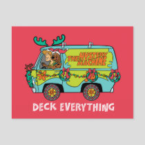 Scooby-Doo & Shaggy In The Holiday Mystery Machine Postcard
